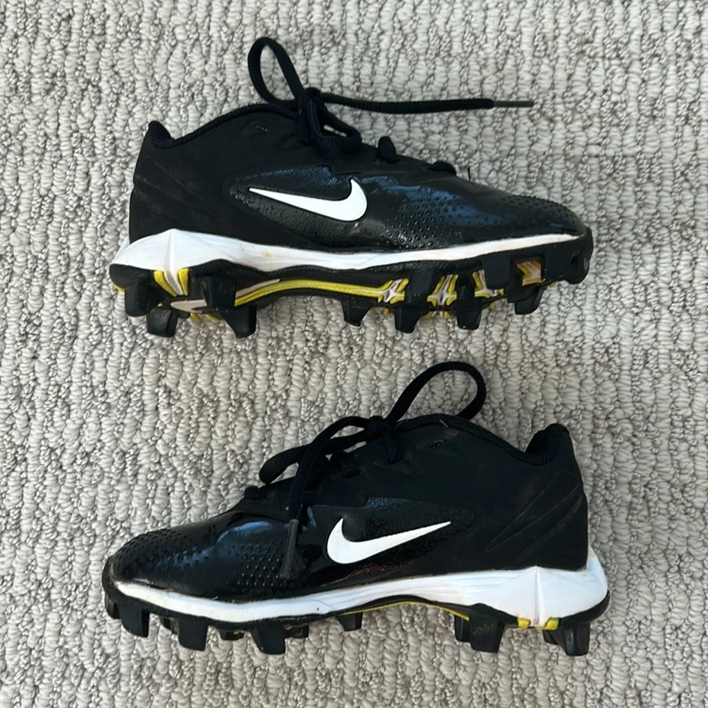 Nike Vapor Ultrafly Keystone Baseball Cleats Black Size 10 Youth‎